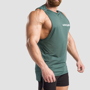 Débardeur pour homme grande taille avec logo personnalisé imprimé, vente directe d'usine en gros, vêtements de sport pour homme - Product Image 3