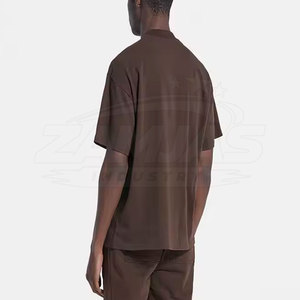 Camiseta de moda estampada 100% algodón para hombre, de alta calidad, cuello redondo, corte holgado, talla grande. - Product Image 4
