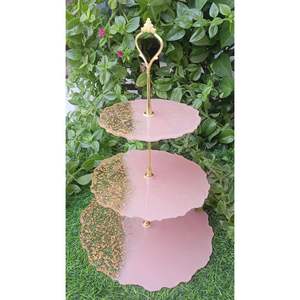 Modern Premium Resin Cake Stand for Home & <b>Party</b> Elegant Tableware & <b>Table</b> <b>Decorations</b> - Product Image 3