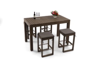 Moderno Juego de Barra de Madera Stanford Multiusos para Bares en Casa, Restaurantes y Distribución de Muebles Comerciales - Product Image 4