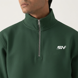 Sudadera con Cierre de Cremallera Personalizada para Hombre, Sudadera con Logotipo Personalizado Más Vendida en Diferentes Tallas, Sudadera Básica de Algodón Mezclado con Cierre de Cremallera para Hombre - Product Image 3