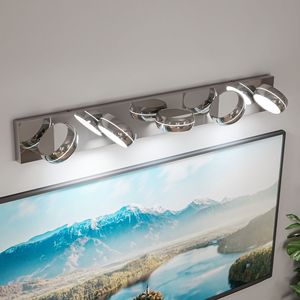 35in LED <b>Vanity</b> <b>Lights</b> 18W 5-<b>Light</b> Bathroom Lighting Fixture with <b>Mirror</b> Modern Bathroom <b>Vanity</b> Lighting Fixtures - Product Image 2
