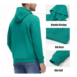 <b>Men's</b> Hoodies Sweatshirts Custom Hoodie Heat Transfer Printed Casual <b>Pullover</b> Streetwear Fashion Long Sleeve Density Printing - Product Image 2