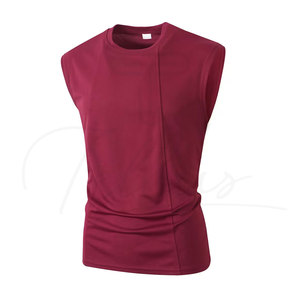 Camiseta sin mangas para hombre, la más vendida en línea, precio económico, diseño y talla personalizados, para uso fitness, nueva camiseta básica con estampado gráfico. - Product Image 1