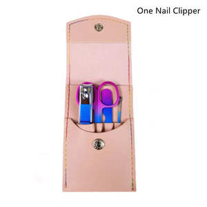 ชุดกรรไกรตัดเล็บสแตนเลส 4/12/16 ชิ้น สำหรับใช้ในร้านเสริมสวย ชุดเครื่องมือทำเล็บ สีไทเทเนียม ANAAIF - Product Image 2