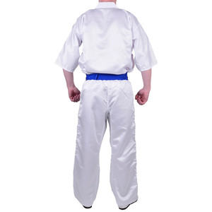 Conjunto de Uniforme de Kickboxing de Algodón Blanco para Hombre, Transpirable, Top y Pantalones de Artes Marciales - Product Image 5