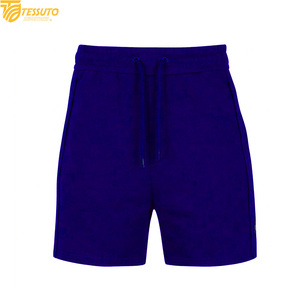 Shorts en coton French Terry pour homme avec logo personnalisé, de haute qualité, épais, décontractés, coupe slim, pour la gym et le jogging - Product Image 4