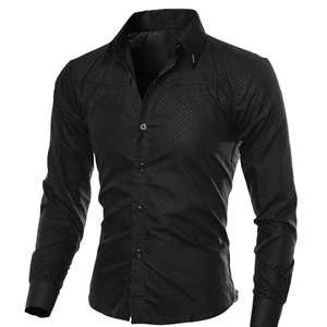 Men's Long Sleeve Formal Dress <b>Shirt</b> Classic Button Down Business <b>Office</b> Wear with Regular Fit Design <b>Shirt</b> Regular Fit Quick - Product Image 3