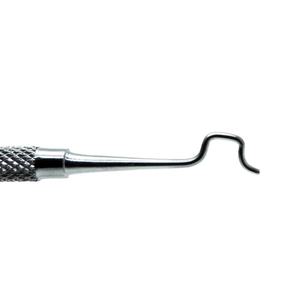 Juego de Limpiadores Dentales Manuales de 3 Piezas con Empuñadura Moleteada, Instrumento Quirúrgico de Metal Plateado Clase I, Shuja Quirúrgico - Product Image 6