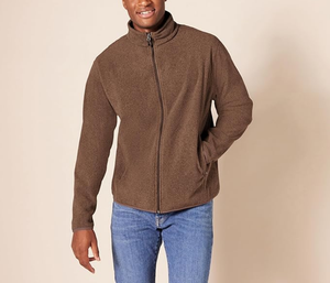 Best Selling OEM Fashionable <b>Fleece</b> Jacket for Men Winter Warm Casual Outdoor Jacket Outwear Full-Zip Polar 100% Polyester - Product Image 1