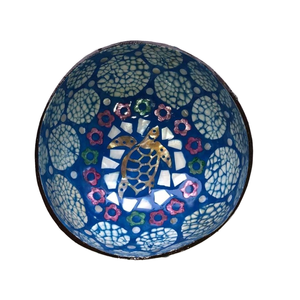 High Quality Handmade <b>Coconut</b> <b>Bowls</b> From Vietnam Eco-Friendly Lacquered Decoration Natural Coco Shell Serving Dish - Product Image 1