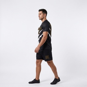 Camiseta de Fútbol Sublimada Personalizada para Hombre, Manga Corta, Cuello Redondo, Absorbe la Humedad, Impresión de Nombre y Número del Equipo, Ajuste Atlético, para Todas las Temporadas - Product Image 3