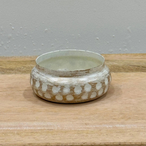 Decorative Iron Diya Holders for Diwali Wax Fill Candle Bowls Metal Containers for Home Temple and Festive Decor - Product Image 1