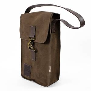 Porta Botellas de Vino de Cuero Genuino con Impresión Personalizada, Venta al Por Mayor, Bolsa de Cuero de Lujo para una Sola Botella, para Viaje, LEB-0064 - Product Image 4