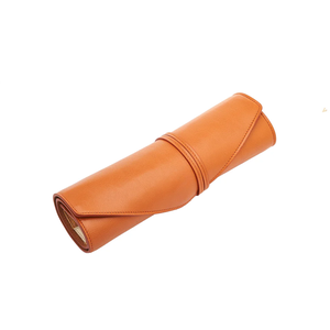 Jeu de backgammon de luxe personnalisé en cuir PU, portable, pliable et enroulable, pour le voyage, vente en gros - Product Image 1