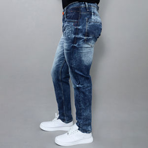 กางเกงยีนส์แฟชั่นสตรีทสไตล์สีพื้นสำหรับผู้ชาย รุ่นสปริง/ออทั่ม ขายออนไลน์ - Product Image 5