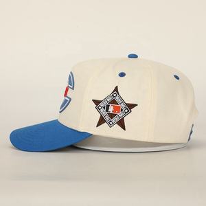 หมวกแก๊ปปักลาย Chicago Cubs แบบ 6 แผง ปีกสีน้ำเงิน สำหรับทุกเพศ สวมใส่สบายๆ สไตล์เบสบอล ผ้า Oxford คุณภาพดี เหมาะสำหรับกิจกรรมกลางแจ้ง ผลิตจากผ้าฝ้าย 100% - Product Image 3