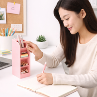 Porte-stylos en plastique, organiseurs en plastique personnalisés pour fournitures de bureau, rangement pour la maison et la cuisine - Léger et durable