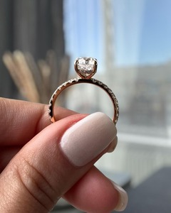 Anillo de Diamante Moissanite LGD de Primera Calidad para Unisex, Joyería Fina y Elegante con Piedra Brillante, Disponible a un Precio Competitivo - Product Image 5