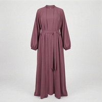 Abaya personnalisée couleur sur mesure en tissu fluide pour femme, vêtement de mode de luxe sur mesure pour femme musulmane arabe