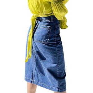 Wholesale Custom Mid Waist Straight Leg Eco-Friendly Breathable Summer Denim Overalls for Women with Custom Logo - Product Image 5