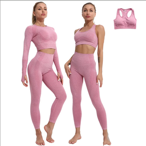 Ensemble de yoga pour femmes à prix de gros, nouveau design tendance, qualité supérieure, logo personnalisé, vente en gros - Product Image 1