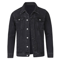 Veste en jean d'hiver élégante pour hommes, décontractée, en coton de haute qualité, patchwork, réversible, avec logo personnalisé, vente chaude, OEM, vente en gros