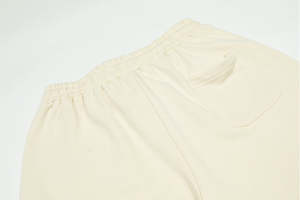 Shorts en coton beige clair pour hommes, couleur unie, décontractés et confortables, fabriqués au Pakistan, prix de gros, service OEM - Product Image 5