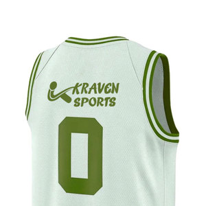 Maillot de basketball de haute qualité, personnalisé avec col en V, maillot de basketball imprimé par sublimation sur mesure - Product Image 5
