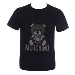 Camiseta con Pedrería y Marca Personalizada, Corte Cuadrado y Recortado, Ropa Urbana de Lujo para Mujer, Venta al Por Mayor, Fábrica de Sialkot - Product Image 2