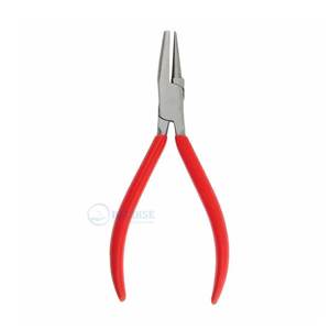 Pince à bec rond professionnel pour bijoux, 5 pouces, en acier inoxydable, pour la fabrication de bijoux, le bouclage de fils, le bricolage et l'artisanat - Product Image 1