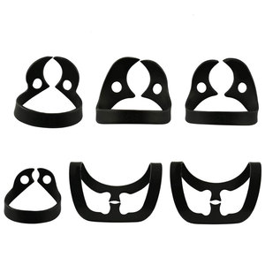 Pinzas Dentales Brinker Recubiertas Premium, Diques de Goma, 6 Retractores de Tejido Universales, Aislamiento, Agarre Preciso, Duraderas - Product Image 1