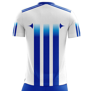 เสื้อยืดฟุตบอลสั้นแบบขายส่งพร้อมบริการสกรีนชื่อสำหรับคำสั่งซื้อแบบกำหนดเอง ผ้าโพลีเอสเตอร์ 100% ป้องกันแบคทีเรีย ระบายอากาศได้ดี ทันสมัย - Product Image 2