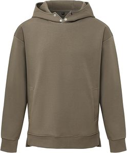 Sudadera con Capucha para Hombre, de Forro Polar, Color Sólido, Corte Regular, Informal, con Bolsillo, para Otoño - Product Image 1