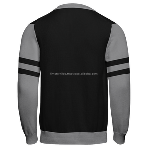 BWholesale Custom British Style Plain Color <b>Cardigan</b> <b>Long</b> Sleeved V-neck Wool/Acrylic Coarse Wool 220g Knitted Sweater <b>for</b> <b>Men</b> - Product Image 2
