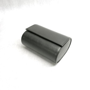 Estuche Organizador Enrollable para Relojes de Pulsera de Cuero Genuino, Forrado en Terciopelo Sintético, Antipolvo, Personalizado, Saffiano Vegano - Product Image 1