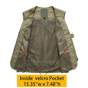 Chaleco Utilitario para Hombre, Sin Mangas, Multibolsillos, Transpirable, Anti-UV, para Fotografía y Caza, Verano, Secado Rápido - Product Image 3