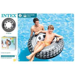 Bouée gonflable D114 CM Monster Truck : Conception amusante en forme de roue pour des jeux aquatiques dynamiques - Product Image 3