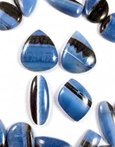 Natural <b>Blue</b> <b>Opal</b> Gemstone Cabochon Loose Gemstone Designer <b>Blue</b> <b>Opal</b> Cabochon Gemstone Pendant For Jewelry Making - Product Image 1