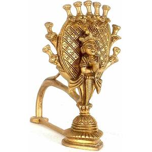 Quemador de incienso de latón hecho a mano Cuenco de mano de diseño ritual Artículo hecho a mano Hecho EN LA India - Product Image 1