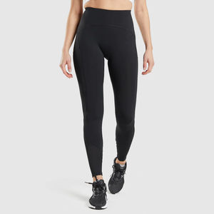 Leggings de Yoga para Mujer, Cintura Media, Color Sólido, con Bolsillos, Shorts Deportivos para Correr, Sin Costuras, 220g, Secado Rápido, Transpirables - Product Image 1