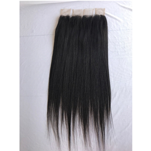 Oferta Increíble en Cabello Virgen de Grado 22 Pulgadas de Color # Extensiones de Cabello Humano 1B Cambodian 2x6 Closure a Precio de Mercado con Descuento - Product Image 1