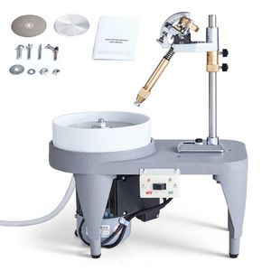 Macchina per Sfaccettatura Gemme 2800RPM 180W 110V, Lucidatrice per Giada e Roccia, Lucidatrice Angolare per Gioielli, Manipolatore Sfaccettato 220V - Product Image 1