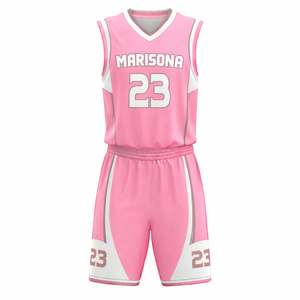 Ensemble de maillot de basket-ball personnalisé en sublimation, broderie, sublimation, grande taille, sans manches, coupe athlétique, 100% polyester, faible MOQ - Product Image 2