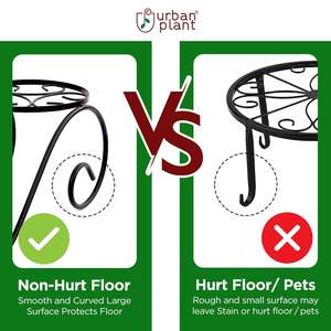 Soporte de Hierro Decorativo para Plantas, Juego de Dos Soportes Metálicos para Macetas, para Plantas de Interior y Exterior, a un Precio Bajo y Asequible para Pedidos Grandes - Product Image 4