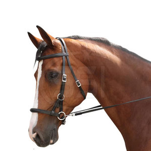 SAVOR STAR IMPEX Bridon d'entraînement pour cheval, fabriqué en cuir de haute qualité, design à ajustement sécurisé, couleurs personnalisables, confortable - Product Image 4