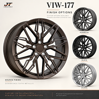 Jantes forgées Y-spoke lattice 18-22 pouces, finition bronze mat, 5x112 5x114.3 VIW-177 pour BMW Audi Mercedes-Benz