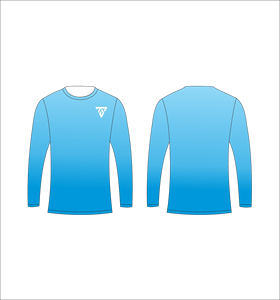 T-shirt à manches longues pour homme, dégradé noir et rouge, couleur ombrée, col rond, décontracté, streetwear, vêtements de sport, entraînement en salle de sport - Product Image 5