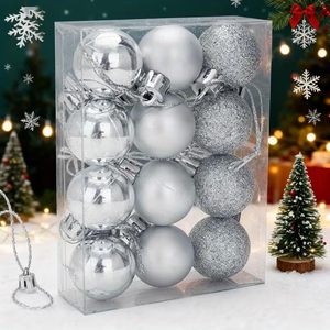 Christmas Balls for Decoration Shiny <b>Hanging</b> Ornaments for Tree Festive Home Decor - Product Image 4