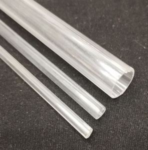 Tube en verre borosilicate transparent, tube rond résistant à la chaleur, tube en verre industriel, tube en verre extrudé, 10 pouces - Product Image 2
